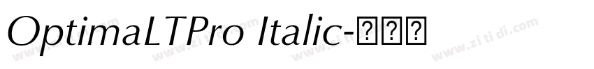 OptimaLTPro Italic字体转换